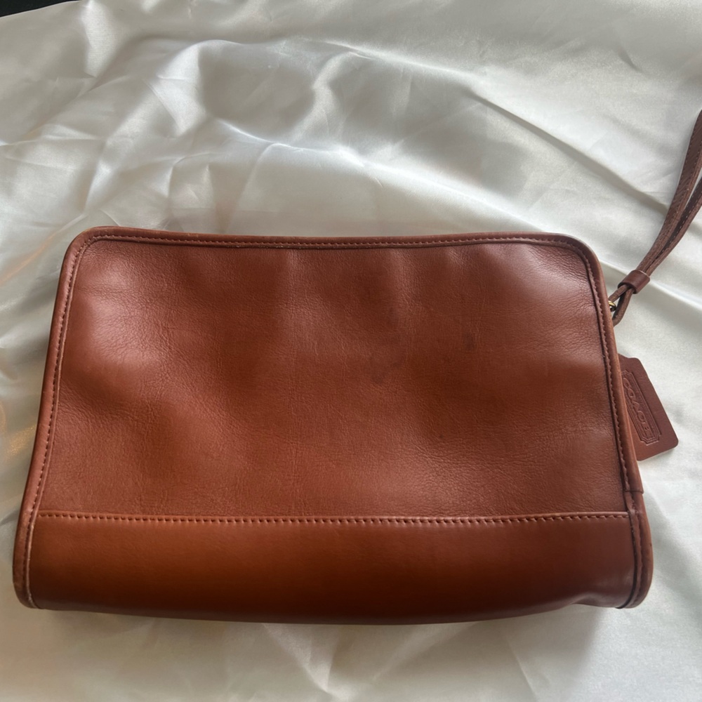 Vintage Coach Wristlet Pouch Bag Large